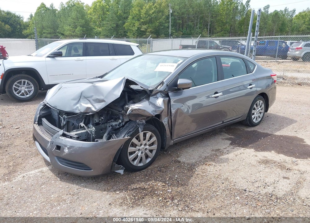 2015 NISSAN SENTRA SV VIN: 3N1AB7AP1FY238993