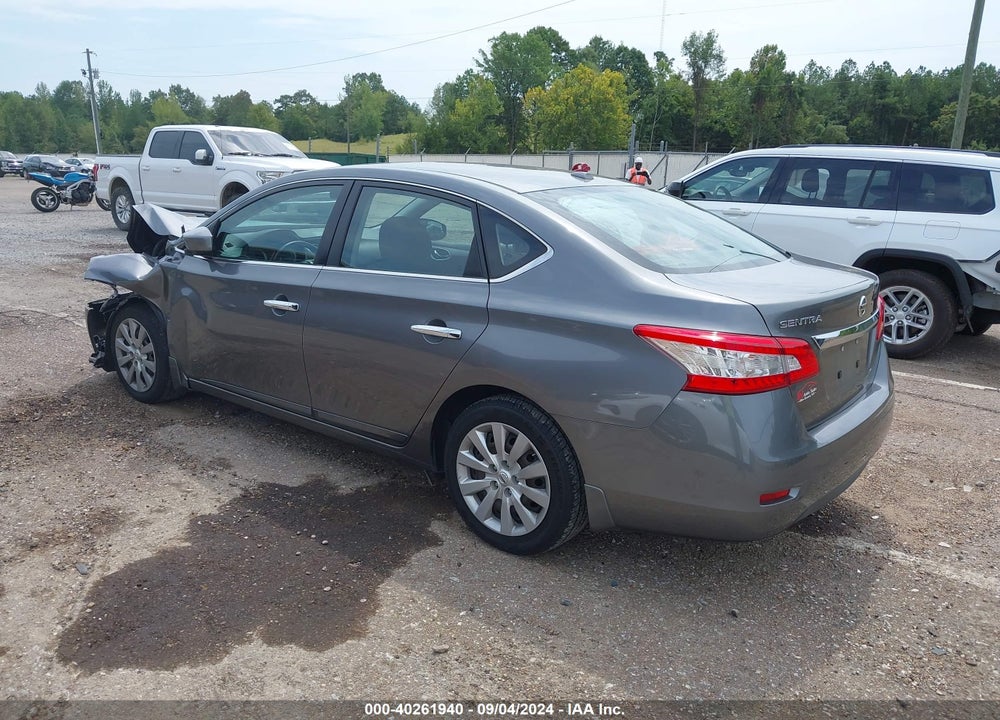 2015 NISSAN SENTRA SV VIN: 3N1AB7AP1FY238993