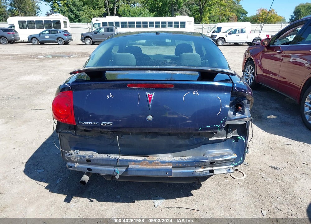 2008 PONTIAC G5 VIN: 1G2AL18F587308704