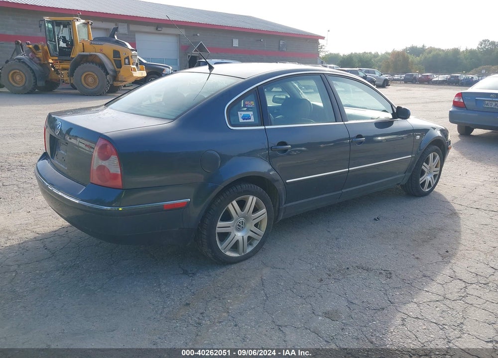 2003 VOLKSWAGEN PASSAT GLS VIN: WVWPD63BX3P248092