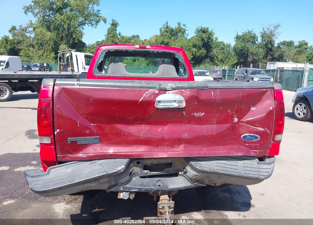 2001 FORD F-250 XL/XLT VIN: 1FTNF20F61ED77215