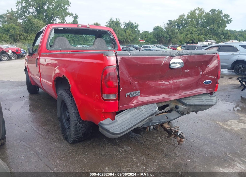 2001 FORD F-250 XL/XLT VIN: 1FTNF20F61ED77215
