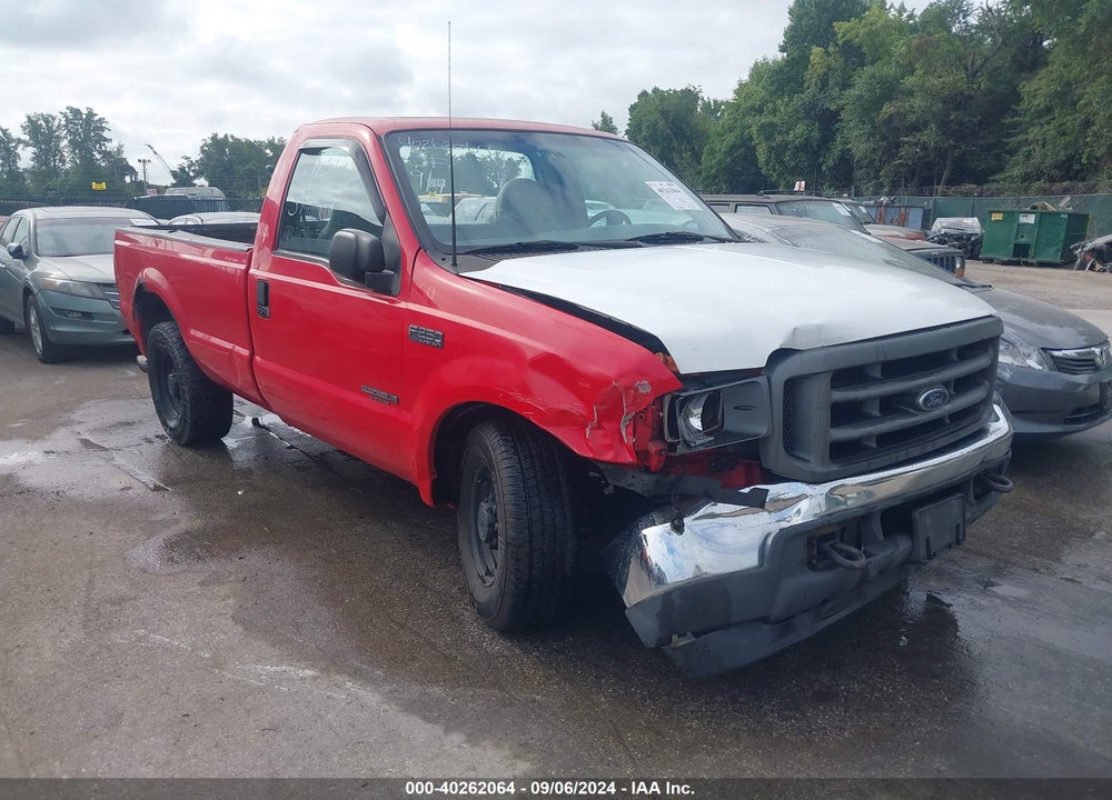 2001 FORD F-250 XL/XLT VIN: 1FTNF20F61ED77215