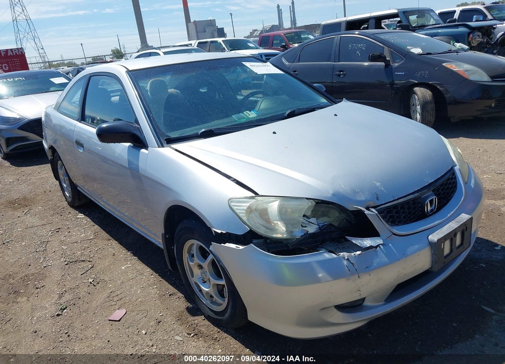 2004 HONDA CIVIC VP VIN: 1HGEM22174L070287