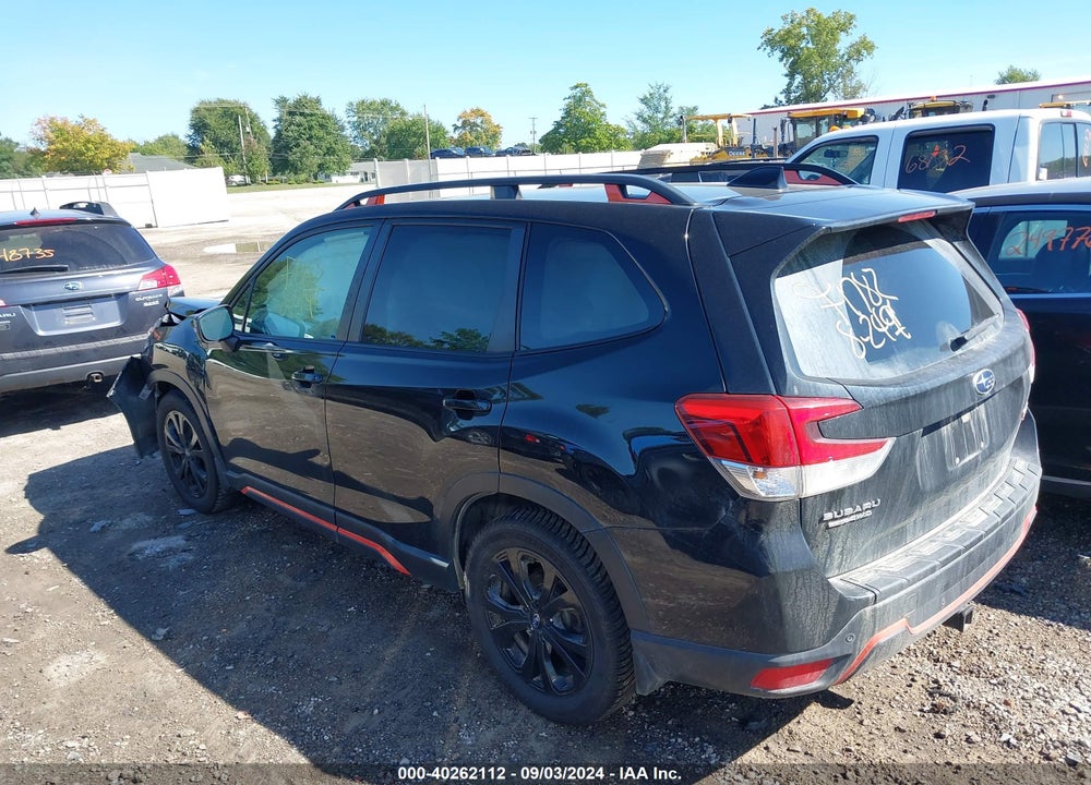 2019 SUBARU FORESTER SPORT VIN: JF2SKAPC3KH496958