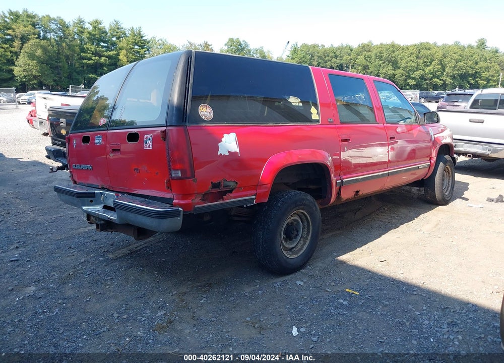 1992 GMC SUBURBAN K2500 VIN: 1GKGK26K4NJ723398