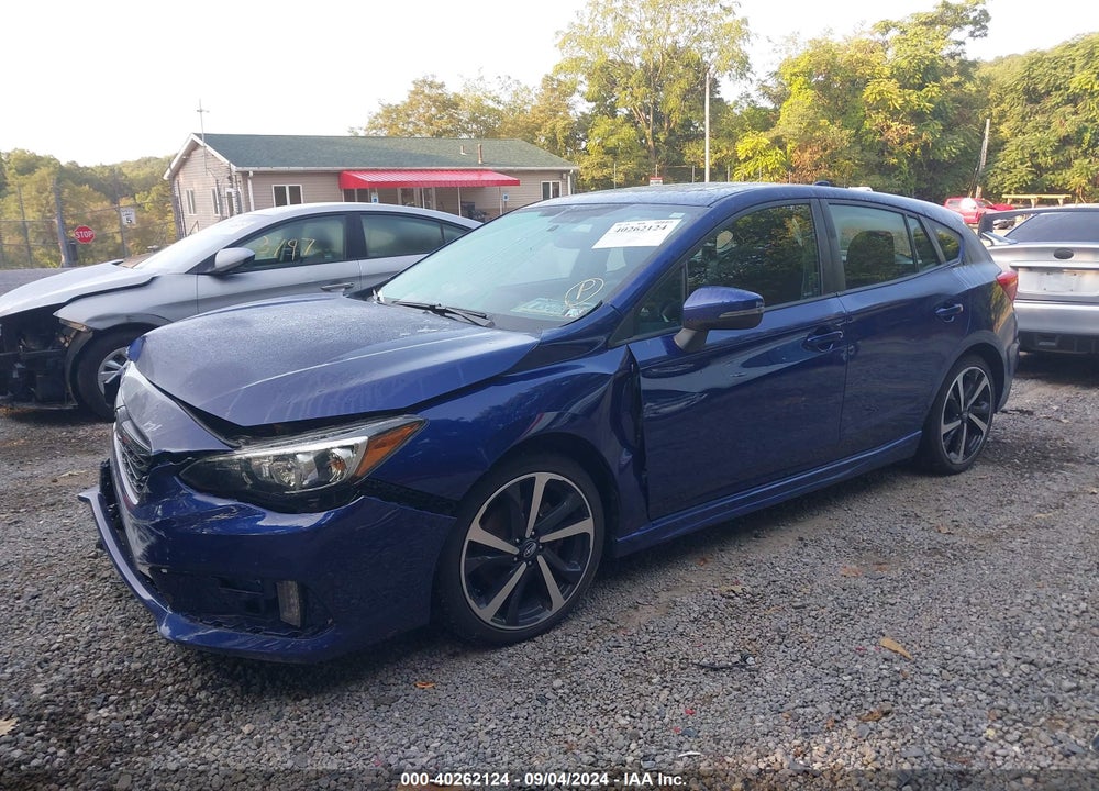 2022 SUBARU IMPREZA SPORT 5-DOOR VIN: 4S3GTAM6XN3719692