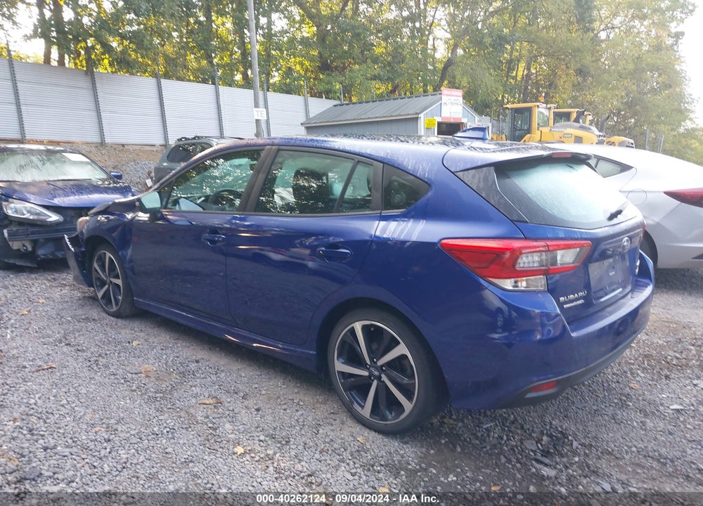 2022 SUBARU IMPREZA SPORT 5-DOOR VIN: 4S3GTAM6XN3719692