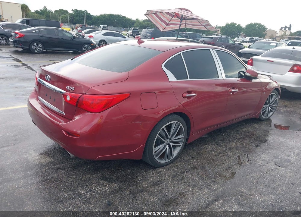 2015 INFINITI Q50 PREMIUM VIN: JN1BV7AP7FM340829