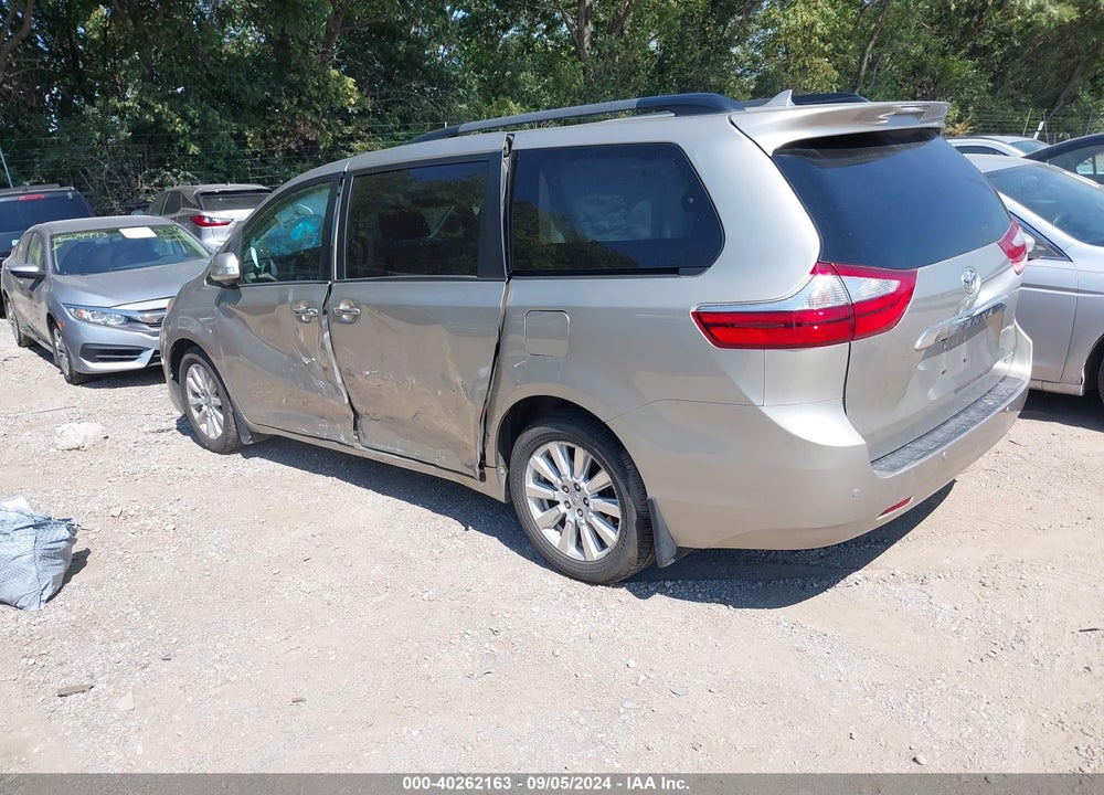 2017 TOYOTA SIENNA LIMITED PREMIUM 7 PASSENGER VIN: 5TDDZ3DC4HS155625