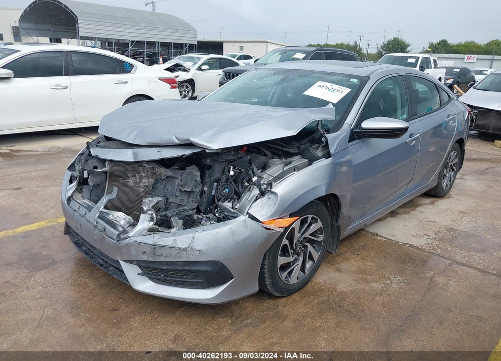 2018 HONDA CIVIC EX VIN: 19XFC2F7XJE023215