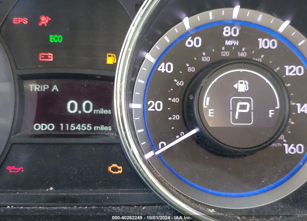 2012 HYUNDAI SONATA GLS VIN: 5NPEB4AC2CH405462