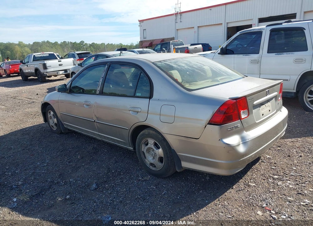 2004 HONDA CIVIC HYBRID VIN: JHMES96604S007846