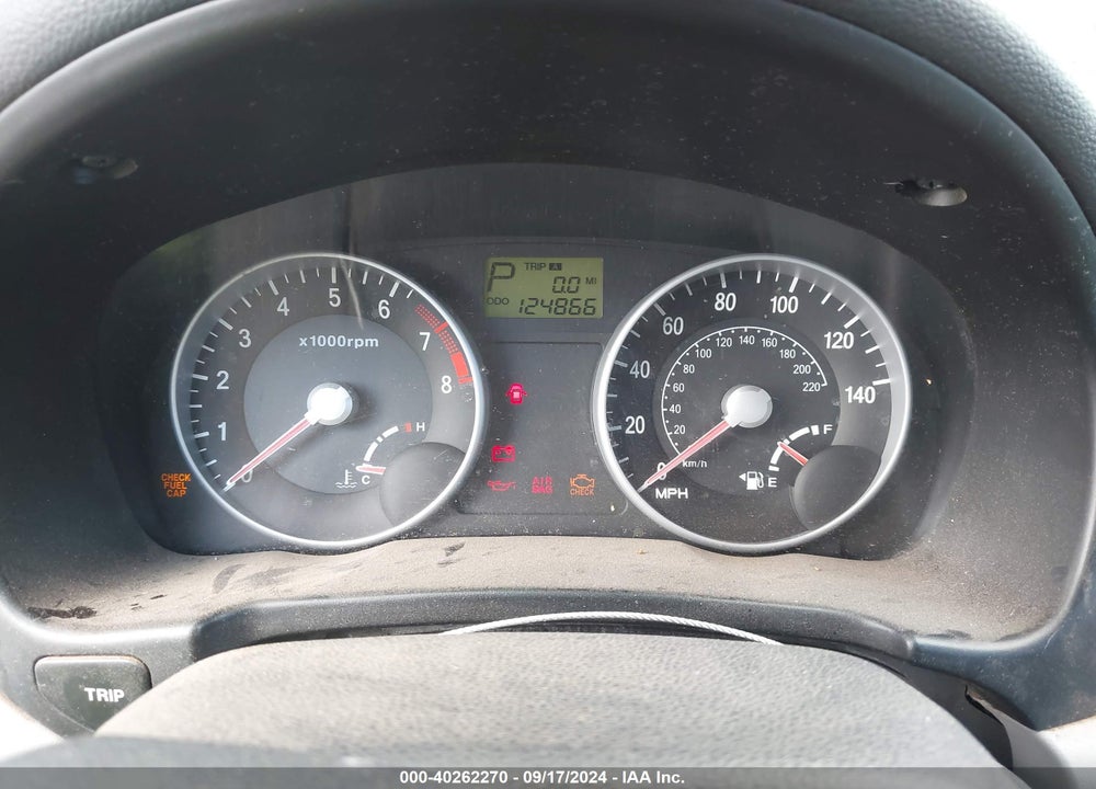 2007 HYUNDAI ACCENT GLS VIN: KMHCN46C67U162267