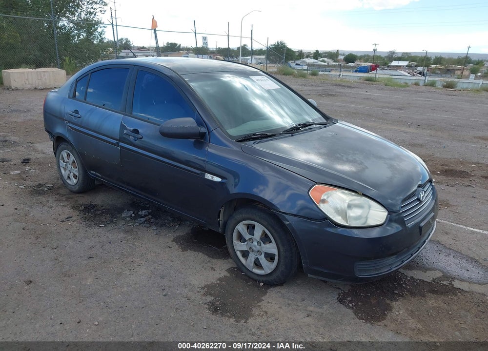 2007 HYUNDAI ACCENT GLS VIN: KMHCN46C67U162267