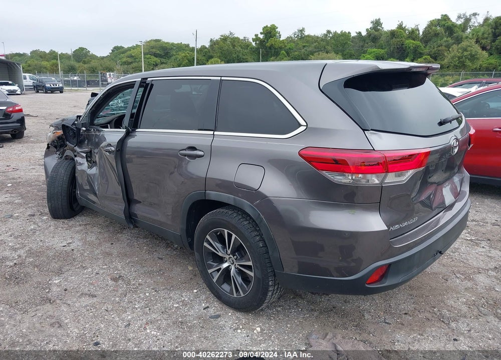 2019 TOYOTA HIGHLANDER LE VIN: 5TDZARFHXKS049664