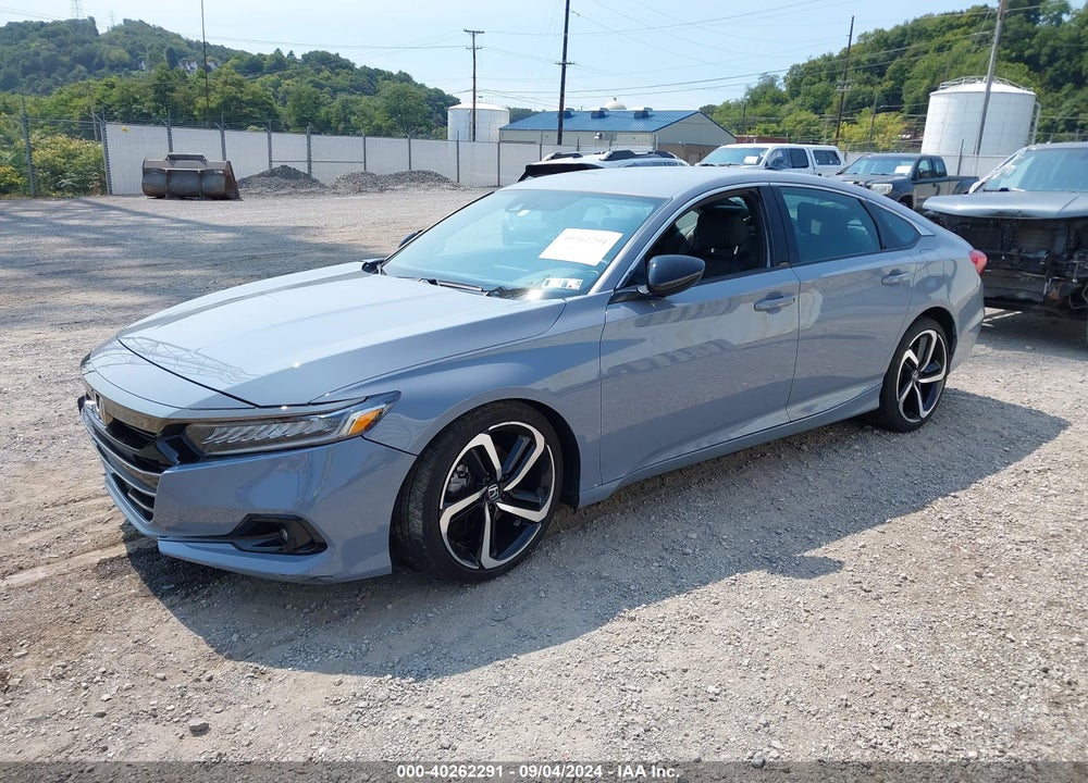 2022 HONDA ACCORD SPORT VIN: 1HGCV1F39NA068323