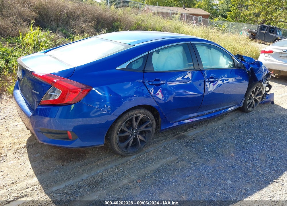 2019 HONDA CIVIC SPORT VIN: 2HGFC2F82KH513552
