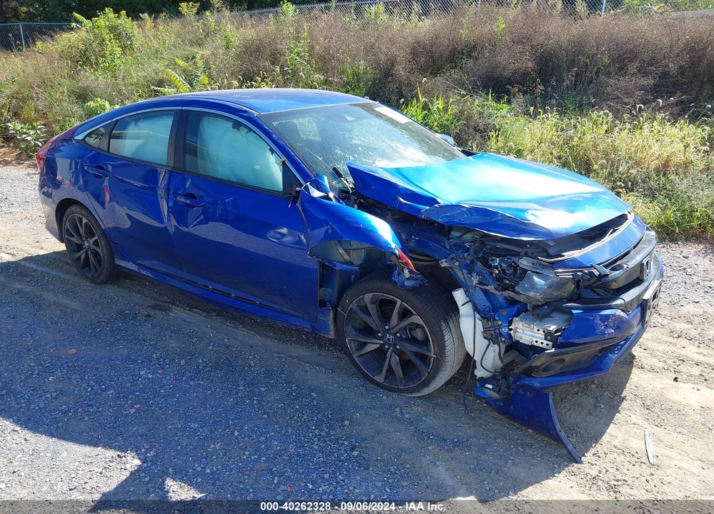 2019 HONDA CIVIC SPORT VIN: 2HGFC2F82KH513552