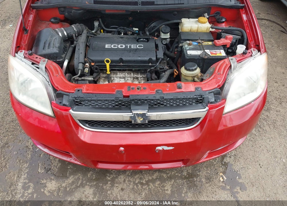 2009 CHEVROLET AVEO LT VIN: KL1TD56E29B605518