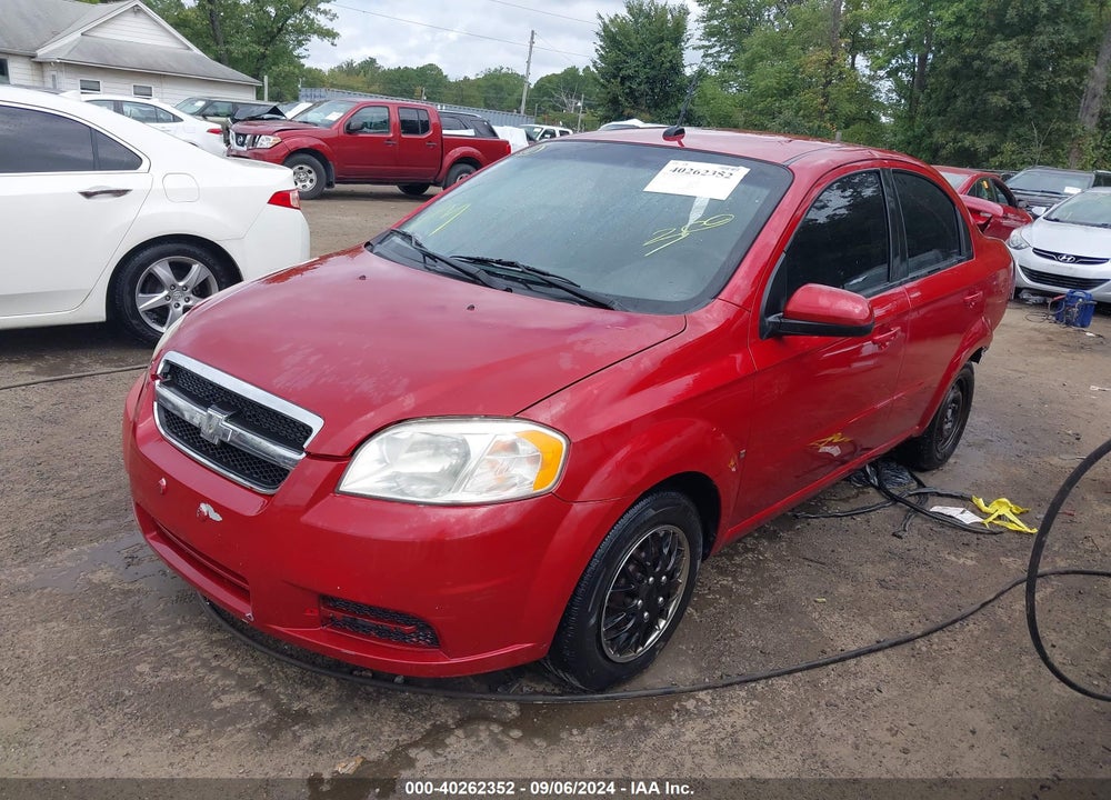 2009 CHEVROLET AVEO LT VIN: KL1TD56E29B605518