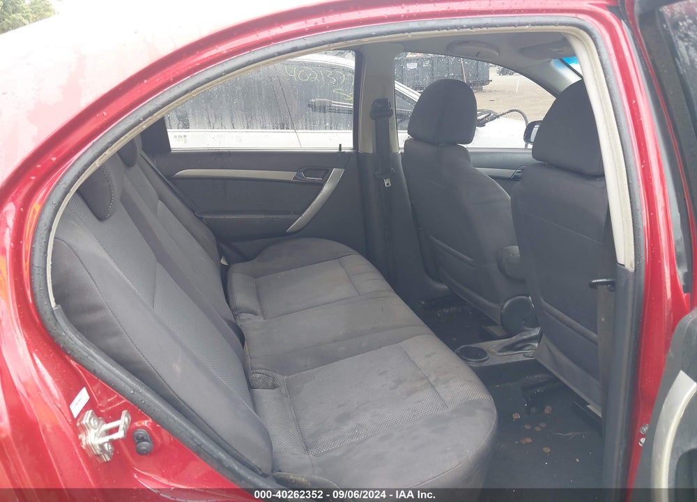 2009 CHEVROLET AVEO LT VIN: KL1TD56E29B605518