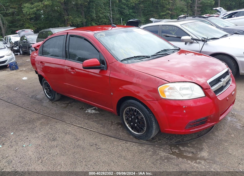 2009 CHEVROLET AVEO LT VIN: KL1TD56E29B605518