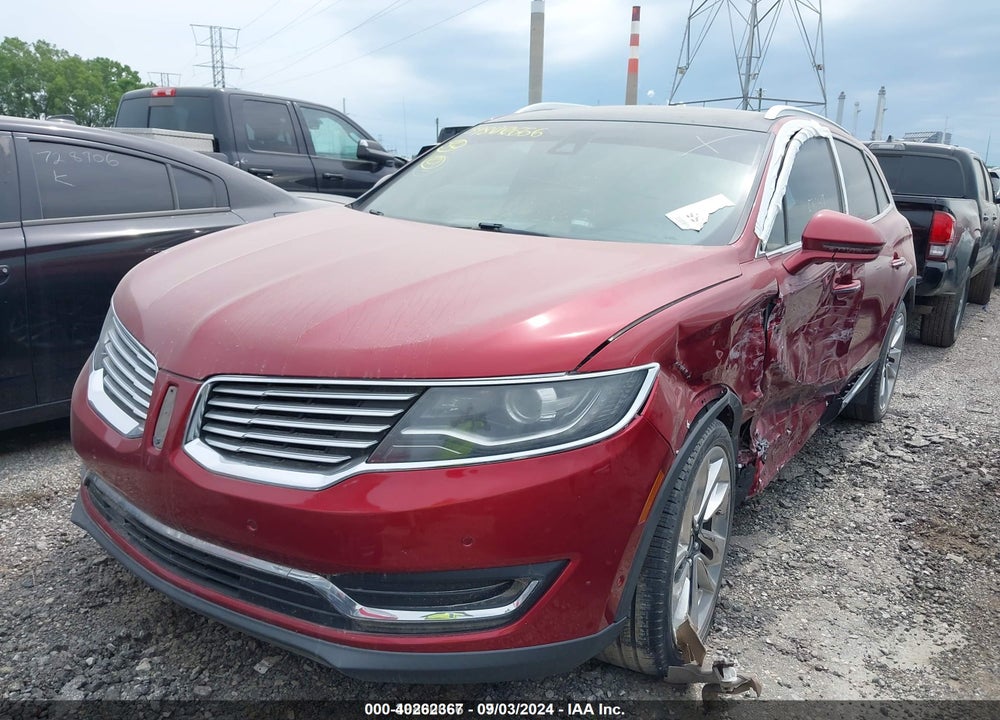 2017 LINCOLN MKX RESERVE VIN: 2LMPJ6LR5HBL12687