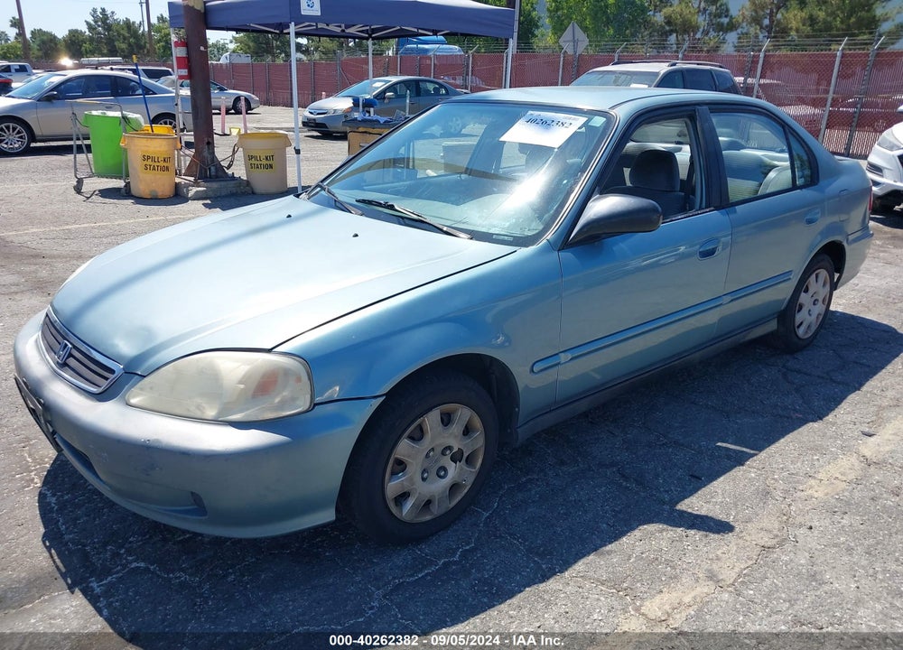 2000 HONDA CIVIC VALUE PACKAGE VIN: 2HGEJ6617YH605406