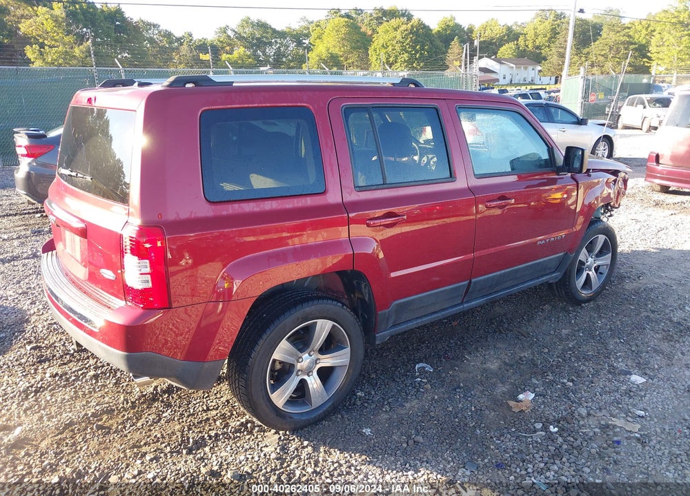 2016 JEEP PATRIOT HIGH ALTITUDE EDITION VIN: 1C4NJRFBXGD511864