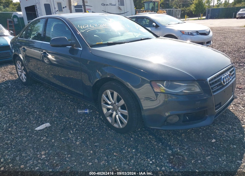 2010 AUDI A4 2.0T PREMIUM VIN: WAUFFAFL4AN019684