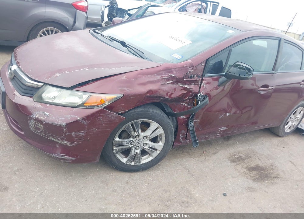 2012 HONDA CIVIC LX VIN: 2HGFB2F54CH604638
