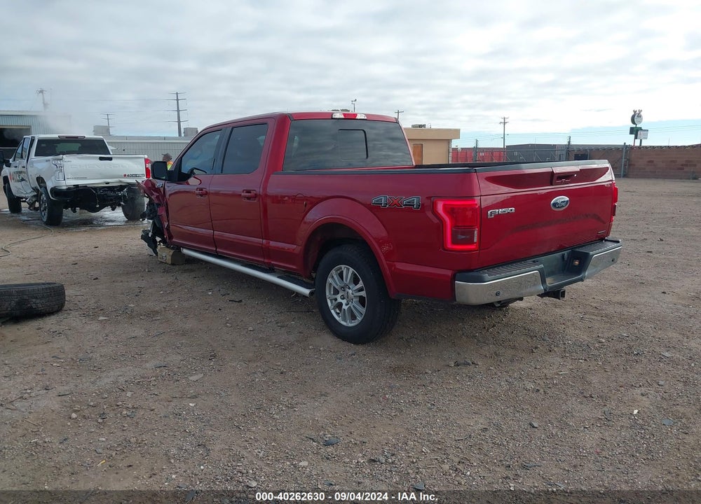 2016 FORD F-150 LARIAT VIN: 1FTFW1EF9GKD64928