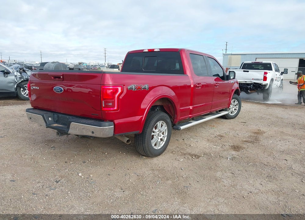 2016 FORD F-150 LARIAT VIN: 1FTFW1EF9GKD64928