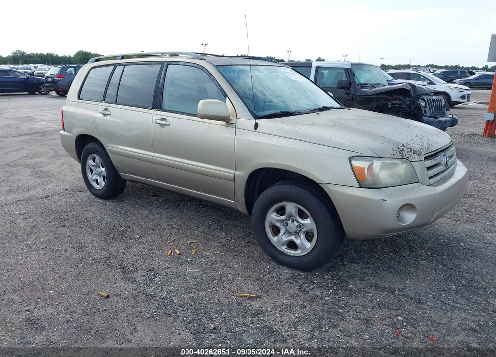 2005 TOYOTA HIGHLANDER VIN: JTEGD21A050120499