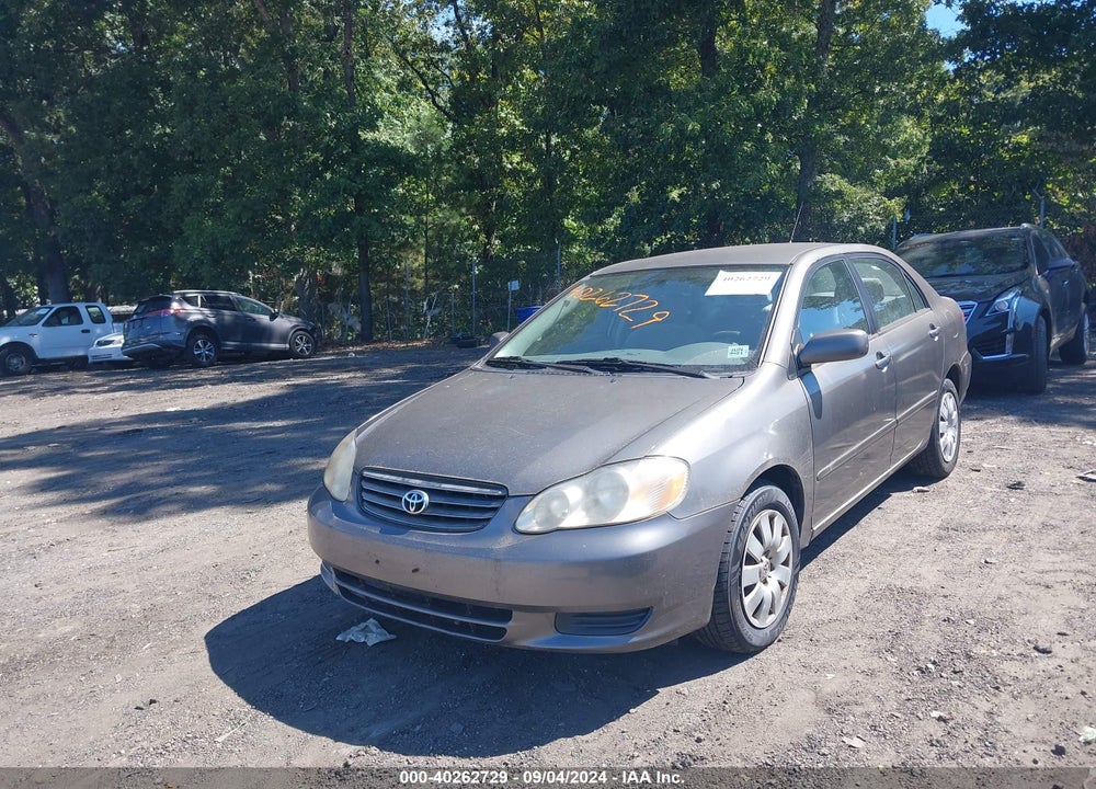 2004 TOYOTA COROLLA LE VIN: 2T1BR32E54C270264