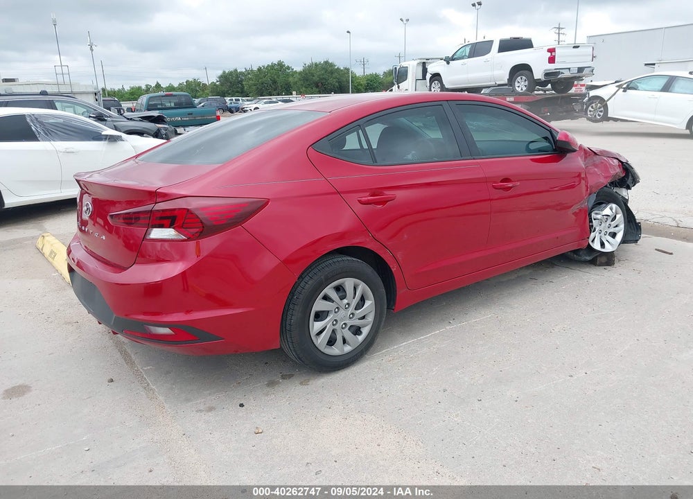 2019 HYUNDAI ELANTRA SE VIN: KMHD74LF9KU754705