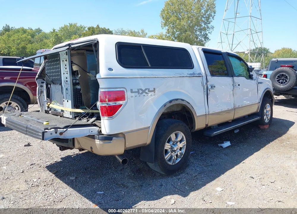 2011 FORD F-150 LARIAT VIN: 1FTFW1EF4BKE14479