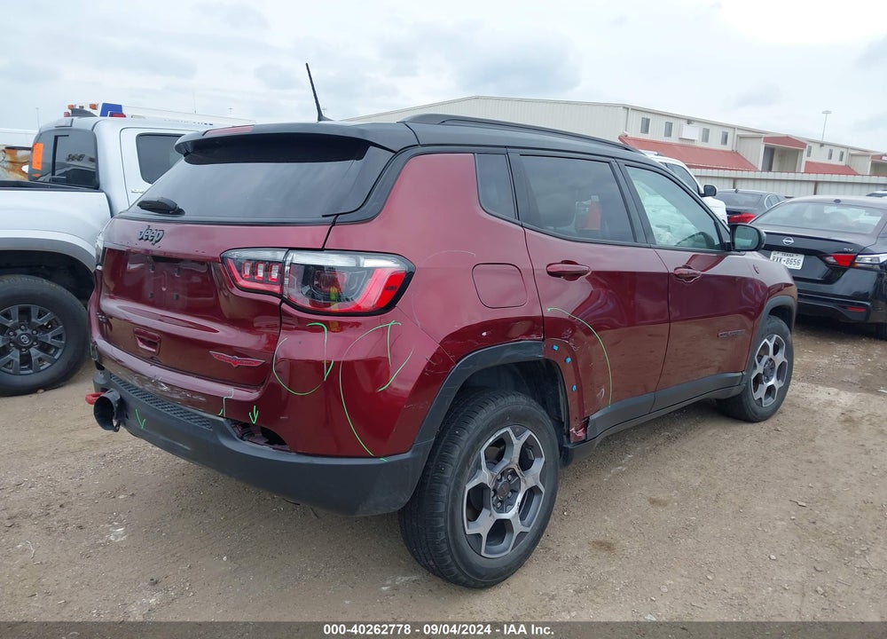 2022 JEEP COMPASS TRAILHAWK 4X4 VIN: 3C4NJDDB4NT207927