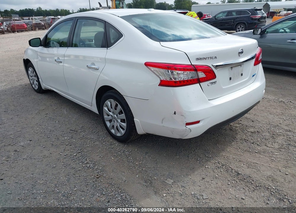 2013 NISSAN SENTRA VIN: 3N1AB7AP3DL726790