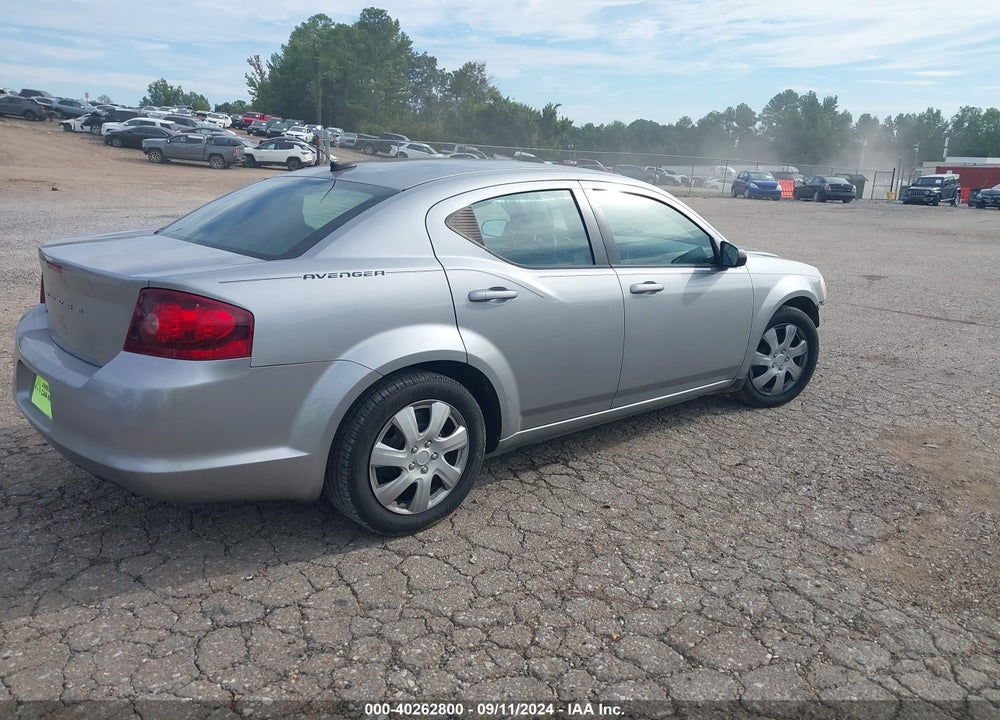 2014 DODGE AVENGER VIN: 1C3CDZAB5EN155891