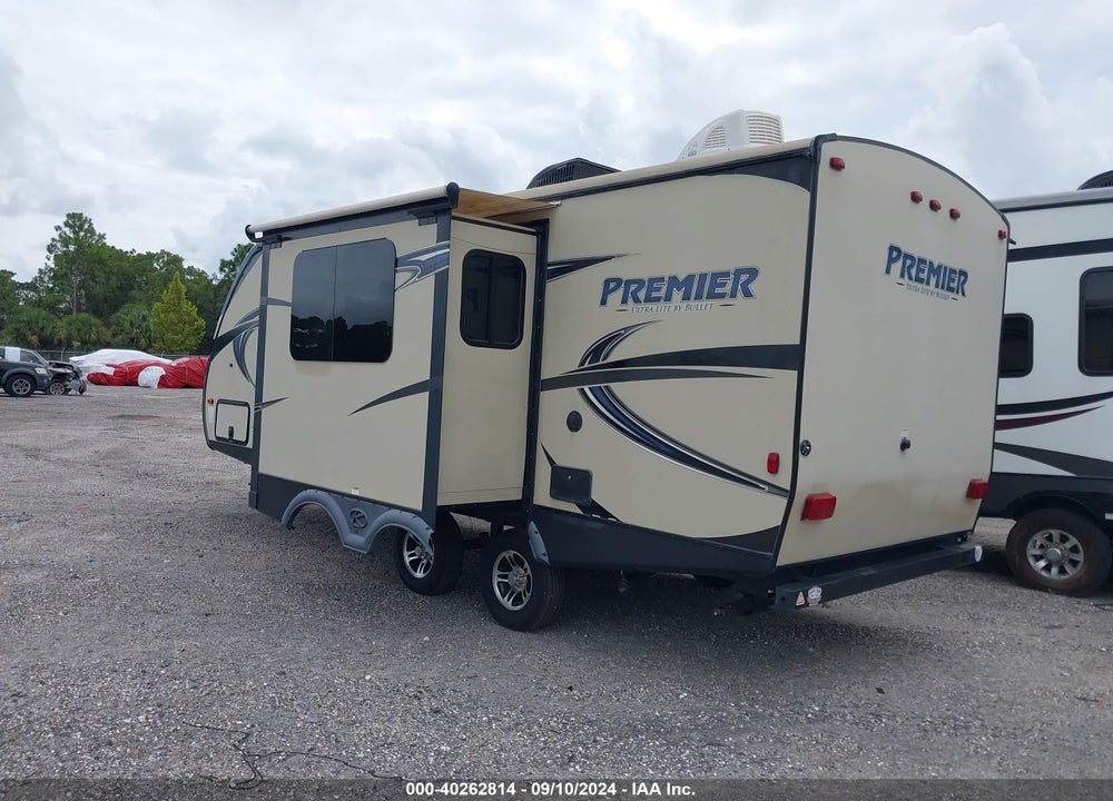 2017 KEYSTONE PREMIER TRAVEL TRAILER VIN: 4YDT22R2XHD420566