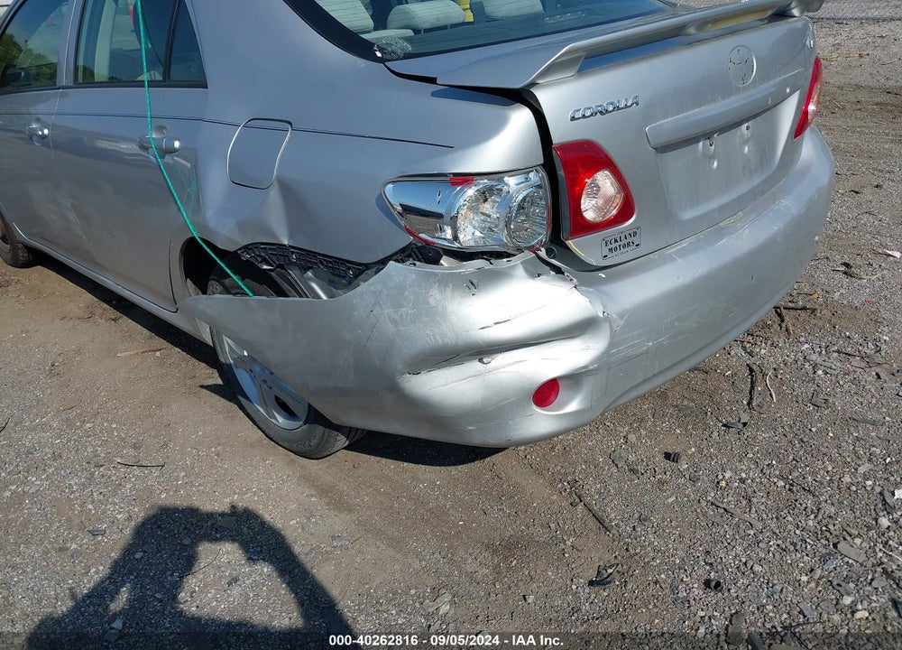 2009 TOYOTA COROLLA LE VIN: 1NXBU40E69Z076713