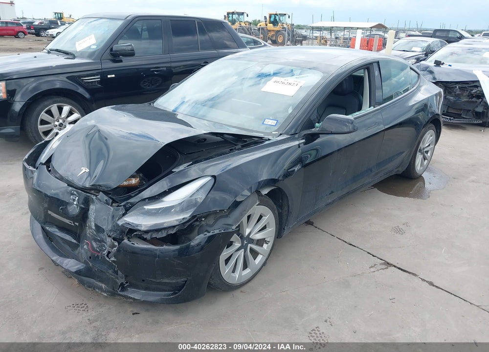2022 TESLA MODEL 3 LONG RANGE DUAL MOTOR ALL-WHEEL DRIVE VIN: 5YJ3E1EB8NF187916