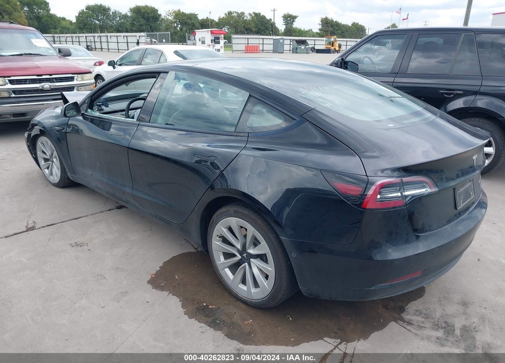2022 TESLA MODEL 3 LONG RANGE DUAL MOTOR ALL-WHEEL DRIVE VIN: 5YJ3E1EB8NF187916
