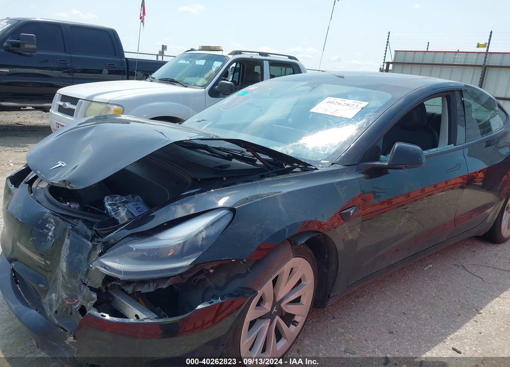 2022 TESLA MODEL 3 LONG RANGE DUAL MOTOR ALL-WHEEL DRIVE VIN: 5YJ3E1EB8NF187916