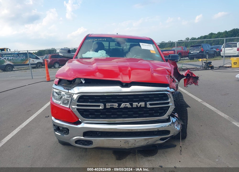 2024 RAM 1500 BIG HORN QUAD CAB 4X4 6'4 BOX VIN: 1C6RRFBG9RN171847