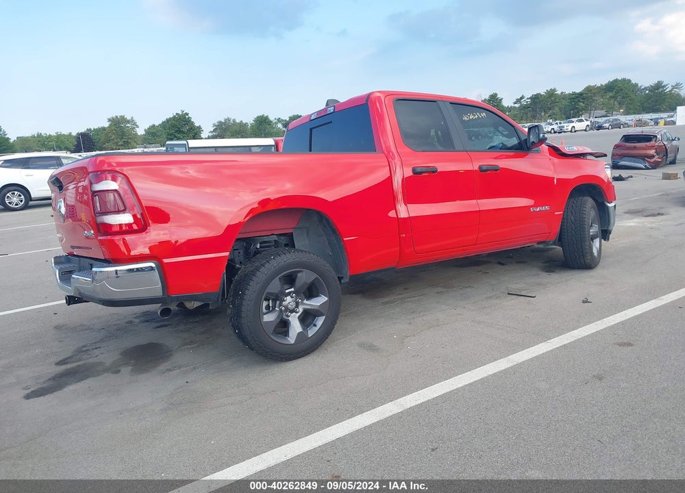 2024 RAM 1500 BIG HORN QUAD CAB 4X4 6'4 BOX VIN: 1C6RRFBG9RN171847