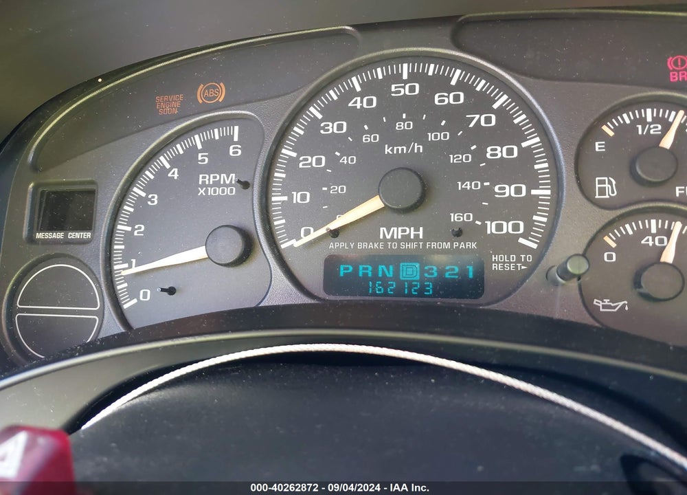 2002 CHEVROLET AVALANCHE 1500 VIN: 3GNEK13T82G271602