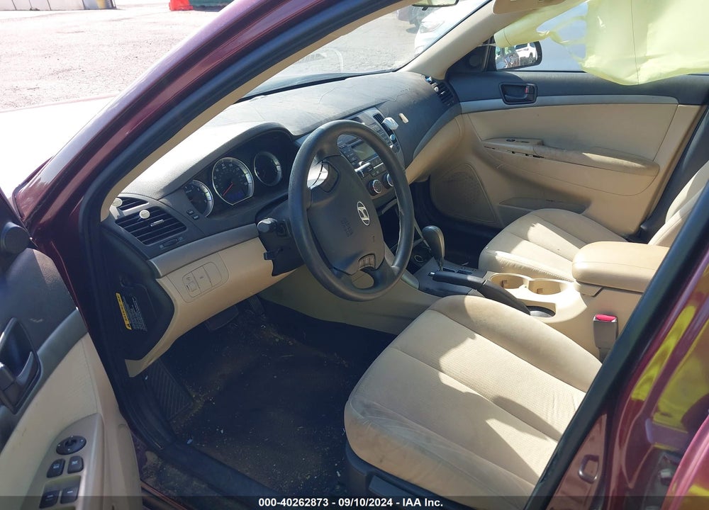 2010 HYUNDAI SONATA GLS VIN: 5NPET4AC7AH595608
